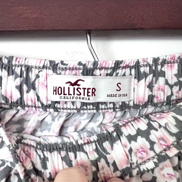 Hollister Floral Skirt Bundle size S Elastic Waist Mini Button Summer 0163 - Picture 2 of 12